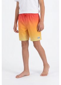 Badeshorts Hurley "FIRST LIGHT PULL ON SWIM", Kinder, Gr. 164/170 (176), N-Gr, bunt (poppy Hurley), Web, Elasthan, Polyester, Badehosen Badeshorts, mit Elasthan-Anteil, leichtes Material, schnell trocknend