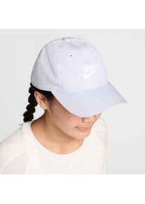 Baseball Cap Nike Sportswear "K NK CLUB CAP US CB FUT WSH", Kinder, wei&szlig; (ghost, wei&szlig;), Obermaterial: 100% Baumwolle, Caps Baseball Cap, gewaschene Optik, einfaches Design, leichtes Tragegef&uuml;hl