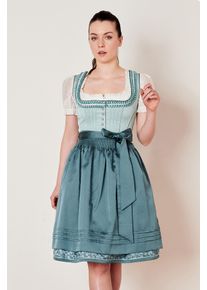 Kr&uuml;ger Dirndl KR&Uuml;GER "Dirndl Nikki (60cm)", Damen, Gr. 36, N-Gr, blau (t&uuml;rkis), Obermaterial: 100% Polyester PES. Einsatz: 100% Polyester PES. Obermaterial: 100% Polyester PES., Kleider Dirndl