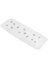 Wanneneinlage Kleine Wolke "Beach", bunt (multicolor), B:92cm L:36cm, PVC, Wanneneinlagen, Wanneneinlage, Muschel-Motiv, 36 x 92 cm