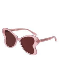 Stella McCartney SC4063IK | Dzieci okulary przeciwsłoneczne | Motyl | Oprawka: Tworzywo Sztuczne R&oacute;żowy | Kolor szkła: Fioletowy Pełny Kolor