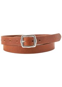 Levi's Lederg&uuml;rtel LEVI'S "WOMEN'S LUX LEATHER BELT", Damen, Gr. 80, braun (cognac), Leder, G&uuml;rtel Lederg&uuml;rtel