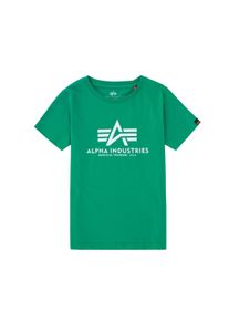T-Shirt Alpha Industries "Basic T-Shirt BL K", M&auml;dchen, Gr. 14, gr&uuml;n (jungle gr&uuml;n), Obermaterial: 100% Baumwolle, Shirts T-Shirt