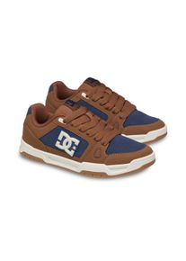 Sneaker DC Shoes "DC Axira", Herren, Gr. 4,5(36,5), braun (blau, braun, wei&szlig;), Obermaterial: Synthetikmaterial / Futter: Textil / Au&szlig;ensohle: Gummi., Schuhe Sneaker