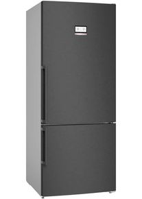 Bosch K&uuml;hl-/Gefrierkombination "KGN76AXDR", Energieeffizienz: D, silber (schwarz inox, antifingerprint), Rechtsanschlag, K&uuml;hlschr&auml;nke, K&uuml;hl-/Gefrierkombination