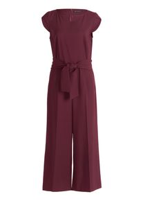 Jumpsuit Betty Barclay "Jumpsuit mit Eingrifftaschen", Damen, Gr. 46, EURO, rot (maroon banner), Obermaterial: 86% Polyester PES. 14% Elasthan EL., Overalls Jumpsuit