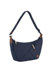 Hobo Camel Active "Aurum", Damen, Gr. B/H/T: 40cm x 24cm x 12cm, blau, Polyester, beschichtet, clean, unifarben mit Farbeins&auml;tzen, Taschen Hobo, aus recyceltem Polyester in Nylonstruktur, leicht & mit feinen Details