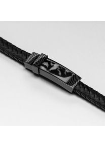 Holzkern Bracelets Homme noir et agate