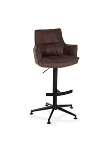 Mid.you , Braun , Textil , 55x93x56 cm , Sitzfl&auml;che 360&deg; drehbar ,