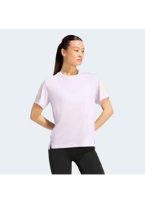 Laufshirt adidas Performance "ADI365 CLIMACOOL", Damen, Gr. L, frozen lila, wei&szlig;, Obermaterial: 100% Polyester, Rundhals, Shirts Laufshirt
