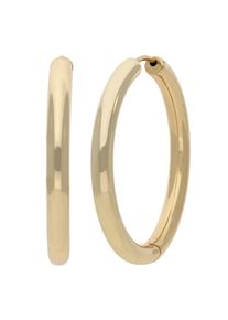 Paar Creolen Firetti "Schmuck Geschenk Silber 925 Ohrschmuck Ohrringe Klassisch" Gr. 45, gold (gelbgoldfarben), Ohrringe, Damen, 45, Silber 925 (Sterlingsilber), Paar Creolen