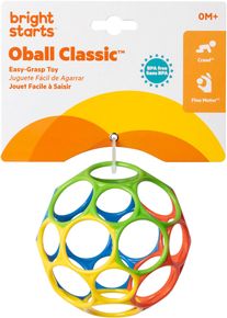 Greifspielzeug Bright Starts "Oball Classic&trade; Easy-Grasp Toy - Rot/Blau/Gr&uuml;n/Gelb", bunt, Greifspielzeug, Baby&Oslash;:10cm, Kunststoff, Greifspielzeug, &Oslash;:10cm