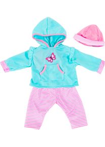Puppenkleidung BAYER "Obert/Hose Schmett.", blau (blau, rosa), Puppenkleidung, Baby, Puppenkleidung