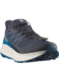 Trailrunningschuh Salomon "ALPHARIDE 2 GTX", Damen, Gr. 47, schwarz navy, mykonos blau, dragon fire, Synthetik, Textil, Schuhe Trailrunningschuh, wasserdicht