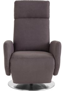 Sit & More TV-Sessel SIT & MORE "Kobra", grau (anthrazit), B:71cm H:110cm T:82cm, Luxus-Microfaser (90% Polyester, 10% Polyamid);Flachgewebe (100% Polyester);Struktur (100% Polyester), Sessel, TV-Sessel