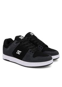 Skateschuh DC Shoes "Manteca 4 S", Herren, Gr. 6(38), schwarz-wei&szlig; (grau, schwarz, wei&szlig;), Obermaterial:53.02% Leder, 46.98% Synthetikmaterial., Schuhe Skateschuh