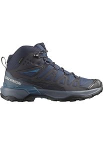 Wanderschuh Salomon "X ULTRA 360 MID GTX", Herren, Gr. 49, blau nights, schwarz navy, dunkelblau, Synthetik, Textil, Schuhe Wanderschuh, wasserdicht dank Gore-Tex Membrane