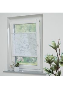 Plissee Liedeco "Klemmfix-Plissee Ausbrenner "Symphonie" verspannt, wei&szlig;", wei&szlig; (wei&szlig;, wei&szlig;), 130cm, zweiseitig verschiebbar, 60cm, Plissees, Plissee, Ausbrenner, Halbtransparent, Klemmmontage