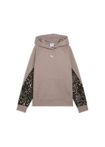 Kapuzensweatshirt Puma "SPORT ANIMAL STANDARD HOODIE FL", Damen, Gr. XS, mouse gray, Fleece, Obermaterial: 68% Baumwolle, 32% Polyester, unifarben, normal, angesetztes B&uuml;ndchen, Sweatshirts Kapuzensweatshirt, mit Kapuze, unifarben