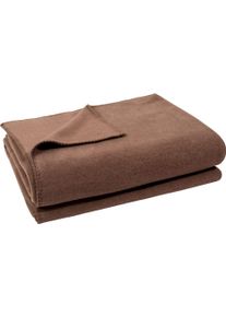 Wohndecke ZOEPPRITZ1828 "Soft-Fleece", smoke, B:180cm L:220cm, Polyester, Viskose, Wohndecken, Wohndecke, Fleecedecke mit unverwechselbarem Cashmere Handfeel