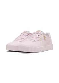 Sneaker Puma "CARINA 30 CHARM PS", M&auml;dchen, Gr. 34, powder pink, Puma gold, Synthetik, Schuhe Sneaker