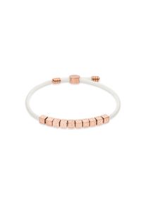 Armband Liebeskind Berlin "Brick", rosa (ros&eacute;goldfarben, wei&szlig;), Armb&auml;nder, Damen, 21cm, Edelstahl Textil, Edelstahl, Textil, Armband