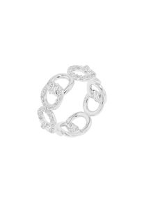 JOOP! Silberring JOOP Gr. 56, silberfarben, wei&szlig;, Fingerringe, Damen, 56, Silber 925 (Sterlingsilber), 8,5mm, Silberring, mit Zirkonia (synth.)