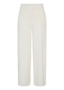 Stoffhose Ichi "Freizeithose IHTAMARY", Damen, Gr. 40, N-Gr, blau (birch), Obermaterial: 65% Baumwolle CO. 33% Polyester PES. 2% Elasthan EL., Hosen Stoffhose