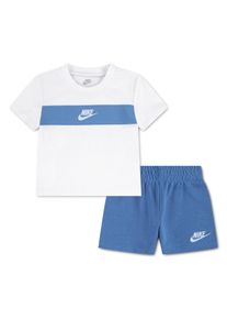 T-Shirt & Shorts Nike Sportswear "NKB B NSW FUTURA ICON SHORT SE", Jungen, Gr. 122, blau (star blau), Obermaterial: 60% Baumwolle, 40% Polyester, KOB Set-Artikel T-Shirt & Shorts, 2-teiliges Set aus T-Shirt und Shorts, f&uuml;r Kinder