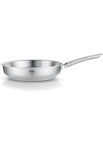 Bratpfanne Fissler "Fissler Pure Collection Pfanne 20cm", silber (silberfarben), B:30,5cm H:10,5cm L:49cm &Oslash;:28cm, Pfannen, Bratpfanne, Superthermic Boden, backofengeeignet (bis 230C), Made in Germany