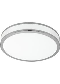 Eglo Deckenleuchte "PALERMO 2", wei&szlig; (wei&szlig;, chromfarben), 1, &Oslash; 41cm H: 7cm, 1 Stk., Leuchten, Deckenleuchte, Stahl und Kunststoff, Farbe: Chrom, wei&szlig;, Deckenleuchte