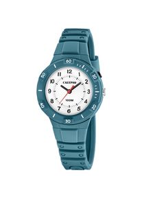 Quarzuhr Calypso Watches "Easy Time", blau (petrol), Armbanduhren, M&auml;dchen, Quarzuhr, Armbanduhr, Silikonarmband, analog