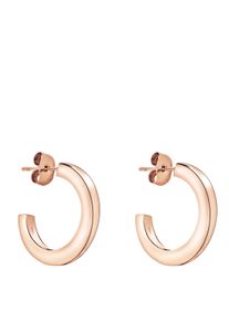 Paar Creolen Liebeskind Berlin "Schmuck Geschenk Edelstahl Ohrringe The Love Bond", rosa (ros&eacute;goldfarben), Ohrringe, Damen, Edelstahl, Paar Creolen