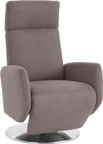 Sit & More TV-Sessel SIT & MORE "Kobra", grau (steel), B:71cm H:110cm T:82cm, Luxus-Microfaser (90% Polyester, 10% Polyamid);Flachgewebe (100% Polyester);Struktur (100% Polyester), Sessel, TV-Sessel