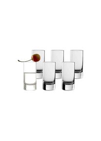 Schnapsglas ST&Ouml;LZLE "Schnapsgl&auml;ser New York Bar 55 ml 6er Set transparent", bunt (transparent), Glas, Trinkgef&auml;&szlig;e, Schnapsglas