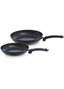 Pfannen-Set Fissler "Adamant Classic", schwarz, &Oslash;:24,28cm, Pfannen, Pfannen-Set, kratzfest, Made in Germany