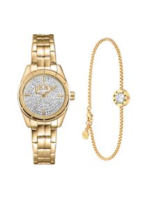 Quarzuhr DKNY "Evening Watch", goldfarben, Armbanduhren, Damen, Quarzuhr, Armbanduhr, Damenuhr, Edelstahlarmband, Ideal auch als Geschenk