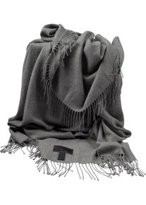 Wohndecke ZOEPPRITZ1828 "Since 1828 Alpaca", grau (light grau melange), B:130cm L:200cm, Kamelhaar, Wohndecken, Wohndecke, Alpaca Plaid