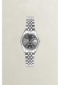 Quarzuhr Gant "Sussex Mini", silber (silberfarben, grau, silberfarben), Armbanduhren, Damen, Quarzuhr, Armbanduhr, Damenuhr, Edelstahlarmband, analog, Tag