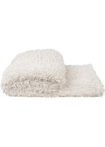 Wohndecke ZOEPPRITZ1828 "Reborn", wei&szlig;, B:140cm L:190cm, Polyester, Wohndecken, Wohndecke, extra weiche Kunstfelldecke