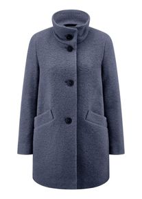 Fuchs & Schmitt FUCHS SCHMITT - Long-Jacke, blau, Gr. 36, Wolle