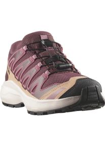 Outdoorschuh Salomon "XA PRO J", Damen, Gr. 31, lila (huckleberry, lila ash, almond cream), Synthetik, Textil, Schuhe Outdoorschuh, f&uuml;r Kinder & Jugendliche
