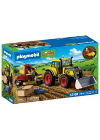 Konstruktions-Spielset Playmobil "Gro&szlig;er Traktor mit Kartoffelroder (72161), Country", bunt, Spielbausteine, Kinder, Kunststoff, Konstruktions-Spielset, Made in Europe