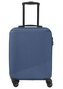Hartschalen-Trolley Travelite "BALI Reisekoffer Hartschale", Damen, Gr. B/H/T: 39cm x 55cm x 20cm 34 l, blau, ABS, unifarben, Basic, Koffer Hartschalen-Trolley, TSA-Schloss &ndash; robustes Reisegep&auml;ck