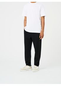 Only & Sons Sweathose ONLY & SONS "ONSNEWKODYL LIFE LINUS REG PANT NOOS", Herren, Gr. M, N-Gr, schwarz, Sweatware, Obermaterial: 62% Polyester, 33% Viskose, 5% Elasthan, unifarben, regular fit normal, Hosen Sweathose