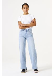 Weite Jeans Garcia "Annemay", M&auml;dchen, Gr. 140, N-Gr, blau (light used), Denim/Jeans, Obermaterial: 99% Baumwolle, 1% Elasthan, weit, Jeans Weite Jeans, for GIRLS