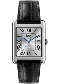 Ice Watch Smartwatch ICE-WATCH, schwarz (schwarz, silberfarben, schwarz), Smartwatches, Damen, Smartwatch, Armbanduhr, Damenuhr, Lederarmband, Bluetooth, digital