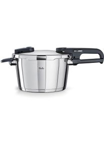 Schnellkochtopf Fissler "Vitaquick Edition", silber (edelstahl, silber), &Oslash;:22cm, T&ouml;pfe, Schnellkochtopf, Made in Germany, mit gelochtem Einsatz