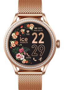 Ice Watch Smartwatch ICE-WATCH, ros&eacute;goldfarben, ros&eacute;goldfarben, Smartwatches, Damen, Smartwatch, Armbanduhr, Damenuhr, Edelstahlarmband, Bluetooth, digital