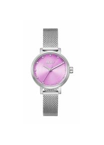 Quarzuhr DKNY "Soho Mini", silberfarben, pink, Armbanduhren, Damen, Quarzuhr, Armbanduhr, Damenuhr, Edelstahlarmband, analog
